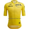 Completo Maglia + Pantaloncino con bretelle 2022 Tour de France Manica Corta Giallo